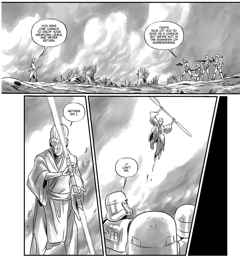 Illustration for article titled This Star Wars Fan Comic Anthology Ponders the Fate of Two Important Animated Heroes